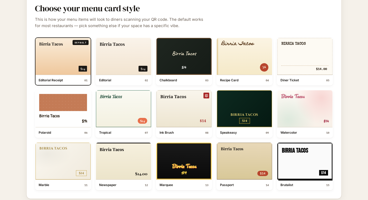 PicMenu — preview